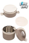 Vagonlife 1800 ML İki Kat Yuvarlak Paslanmaz Çelik Bento Lunch Box Yeni Nesil Sefer Tası-FFLBOX40130 - 4