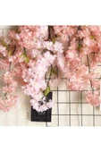 Yapay Çiçek Bahar Dalı Japon Kiraz Çiçeği 90 Cm Pembe - 4