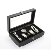 Ahşap Kutulu Pirinç Dürbün Pusula Ve Kumsaati Seti thumbnail 1