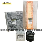 Dacia Logan 1.2 16V Filtre Bakım Seti Hava-Yağ-Karbonlu Polen - 1