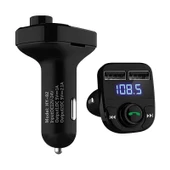 NKT GROUP HL-19680 X8 12-24 Volt FM Transmitter Hızlı Şarj Destekli Çift USB/SD/Bluetooth - 1