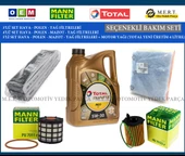 Citroen Berlingo 1.6 Bluehdi Euro6 Filtre Bakım Seti + Motor Yağı - 1
