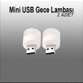 2 Adet Mini USB Gece Lambası - 1