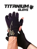 Fujin Pro Angler S24 Titanium Gloves Black Gold L/XL - 1