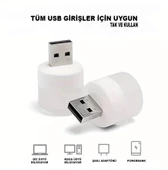 2 Adet Mini USB Gece Lambası - 4