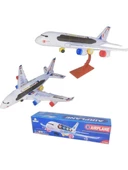 Airbus A330 Büyük Boy Uçak Pilli Işıklı Müzikli Yolcu Uçağı thumbnail 1