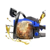 Ağaç Odun Kesme Makinesi Motorlu Testere Orman Motoru Bıçkı Benzinli Testere 13 Hp Çift Egzozlu 62Cc - 6