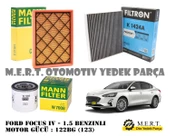 Ford Focus Iv 1.5 Benzinli Mann Filtre Bakım Seti 2019-2022 - 1