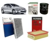 Peugeot 307 2.0 Benzinli Filtre Bakım Seti (2000-2005) - 1