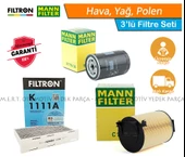 Volkswagen Jetta 1.6 Benzinli Mann Filtre Bakım Seti (Bse - Bsf) - 1
