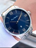 Pierre Cardin Çelik Kordon Takvimli Özel Kadran 3 Atm Suya Dayanıklı Erkek Kol Saati EPC.800211.FX thumbnail 1