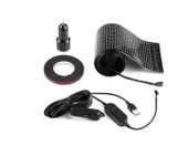 Telefon App Kontrollü Programlanabilir Araba LED Ekranı, Uzaktan Kumandalı Kayan Yazı 16x64cm - 4