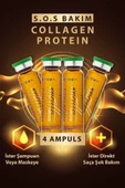 Multivitamin Collagen - Protein Acil Kurtarma Saç Bakım Kürü 4x10ml 4 Ampul - 1