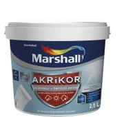 Marshall Akrikor Silikonlu Örtücü Dış Cephe Astarı 2,5 Lt (3.5 KG) - 1