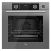 Ferre STEAMART SS Serisi Gri Set (SS208 + XE64CPR +D088 ) - Kare Emaye Izgara - 3