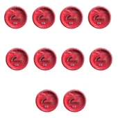 Roll-Up Kullan At Renkli Kırmızı Parti Davet Plastik Tabak - 22 Cm. - 25 Adetlik 10 Paket thumbnail 1