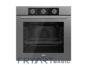 Ferre FRYART BASIC SS Serisi Gri Set (SS208 + QXE62CPR +D082 ) - Kare Emaye Izgara thumbnail 4