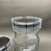 Şişe Kavanoz Emniyet Garanti Bandı 82 mm Ağız Uyumlu , Şişe Emniyet Bandı x 100 Adet - 2