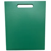 Türkay 32.5x26.5x1 cm Saplı Polietilen Kesme Tahtası Kesim Levhası Yeşil 1138 - 1