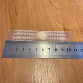 Şişe Kavanoz Emniyet Garanti Bandı 57-63 mm Ağız Uyumlu , Şişe Emniyet Bandı x 100 Adet - 3