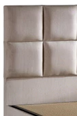 Star Baza ve Başlık Seti 120x200 cm Tek Kişilik Krem Keten Kumaşlı Lüks Baza ve Başlık Takımı - 2