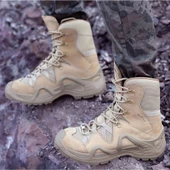 SCOOTER 1490 HAKİKİ DERİ SU GEÇİRMEZ WATERPROFF ANATOMİK BEJ NUBUK OUTDOOR BOT thumbnail 6