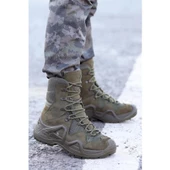 SCOOTER 1490 HAKİ NUBUK  WATERPROFF SU GEÇİRMEZ BOT thumbnail 1