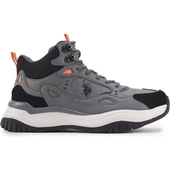 U.S.POLO ASSN.MARCEL HI 3PR GRİ SİYAH COMFORT CASUAL SPOR BOT thumbnail 2