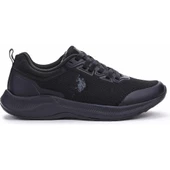 U.S.POLO ASSN TURBO 3PR SİYAH SİYAH COMFORT CASUAL ANATOMİK GÜNLÜK SPOR AYAKKABISI - 3
