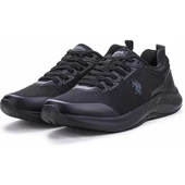 U.S.POLO ASSN TURBO 3PR SİYAH SİYAH COMFORT CASUAL ANATOMİK GÜNLÜK SPOR AYAKKABISI - 8