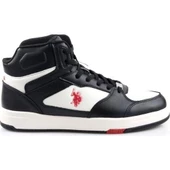 U.S.POLO ASSN PRESTO HI 3PR BEYAZ SİYAH COMFORT CASUAL BOĞAZLI SNEAKER - 3