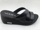 VOGA 2003 SİYAH DOLGU TABAN COMFORT CASUAL BAYAN TERLİK - 3