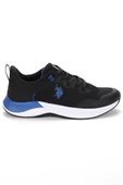 U.S.POLO ASSN FLORIN 3FX SİYAH SAKS COMFORT CASUAL ERKEK SPOR AYAKKABI - 1