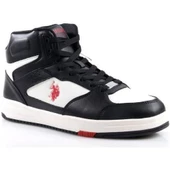 U.S.POLO ASSN PRESTO HI 3PR BEYAZ SİYAH COMFORT CASUAL BOĞAZLI SNEAKER - 2