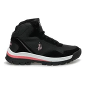 U.S.POLO ASSN SAGAN HI 3PR SİYAH PEMBE COMFORT CASUAL BOĞAZLI GÜNLÜK SPOR AYAKKABISI - 2