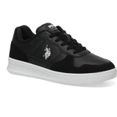 U.S.POLO ASSN CHARLIZE 4FX SİYAH BEYAZ COMFORT CASUAL GÜNLÜK SPOR AYAKKABISI - 2