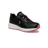 U.S.POLO ASSN LUKA 3PR SİYAH PEMBE COMFORT CASUAL GÜNLÜK SPOR AYAKKABI thumbnail 4