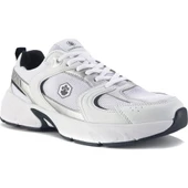 LUMBERJACK POL 3FX BEYAZ GRİ COMFORT CASUAL ANATOMİK  KOŞU&YÜRÜYÜŞ SPOR AYAKKABISI - 1
