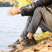 JUMP 25519 SİYAH K.GRİ COMFORT CASUAL ANATOMİK GÜNLÜK SPOR AYAKKABISI - 6