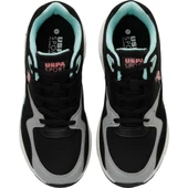 U.S.POLO ASSN HUSKY 4FX SİYAH PEMBE COMFORT CASUAL ANATOMİK SPOR AYAKKABISI thumbnail 4