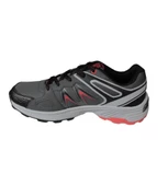 KİNETİX Erkek Siyah Gri Cilt Kalın Taban Outdoor Spor Ayakkabı - 5