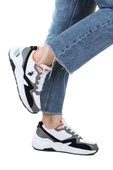 U.S.POLO ASSN HUSKY 4FX BEYAZ SİYAH COMFORT CASUAL ANATOMİK SPOR AYAKKABISI - 5