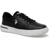 U.S.POLO ASSN SAMPO 4FX SİYAH BEYAZ COMFORT CASUAL SPOR AYAKKABISI - 3
