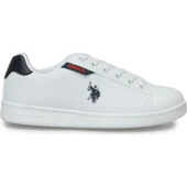U.S.POLO ASSN.COSTA 4FX BEYAZ LACİVERT KIRMIZI COMFORT CASUAL ANATOMİK SPOR AYAKKABISI - 3