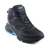 LOTTO HUNTER HI 3PR SİYAH MAVİ SU GEÇİRMEZ WATERPROFF OUTDOOR BOT AYAKKABI - 4