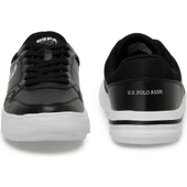 U.S.POLO ASSN SAMPO 4FX SİYAH BEYAZ COMFORT CASUAL SPOR AYAKKABISI - 6