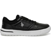 U.S.POLO ASSN SAMPO 4FX SİYAH BEYAZ COMFORT CASUAL SPOR AYAKKABISI - 1