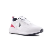 U.S.POLO ASSN ATLANTIC 4FX BEYAZ LACİVERT COMFORT CASUAL ANATOMİK SPOR AYAKKABISI - 3