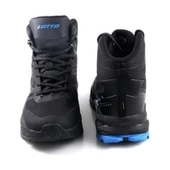 LOTTO HUNTER HI 3PR SİYAH MAVİ SU GEÇİRMEZ WATERPROFF OUTDOOR BOT AYAKKABI - 7