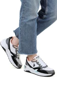 U.S.POLO ASSN HUSKY 4FX BEYAZ SİYAH COMFORT CASUAL ANATOMİK SPOR AYAKKABISI - 1
